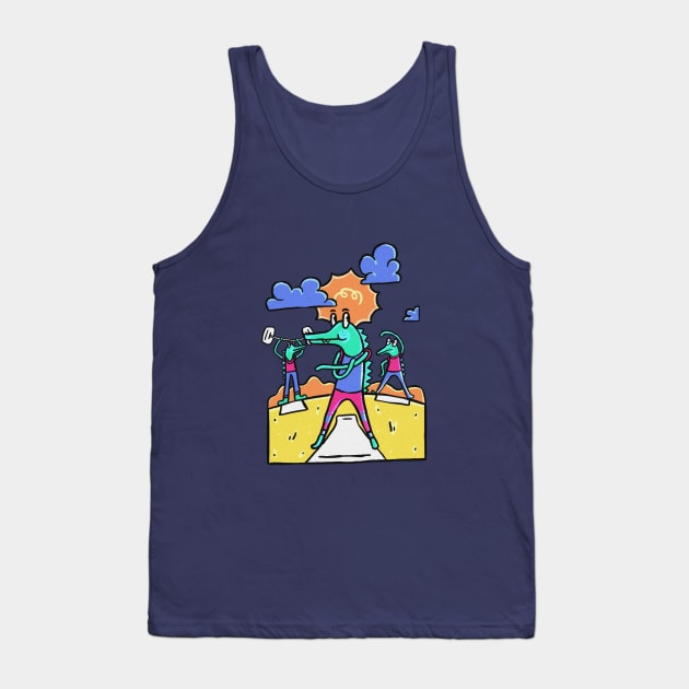 The Crocodiles Tank Top by ak-mal